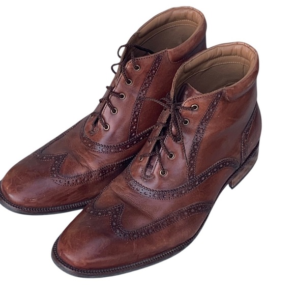 Cole Haan William Wingtip Men\'s Chukka Boots size 10 W Brown Leather C20286 main image 7